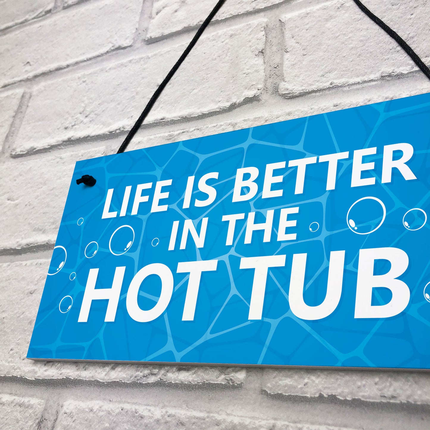 Hot Tub Novelty Plaque For Garden Hot Tub Garden Shed Novelty