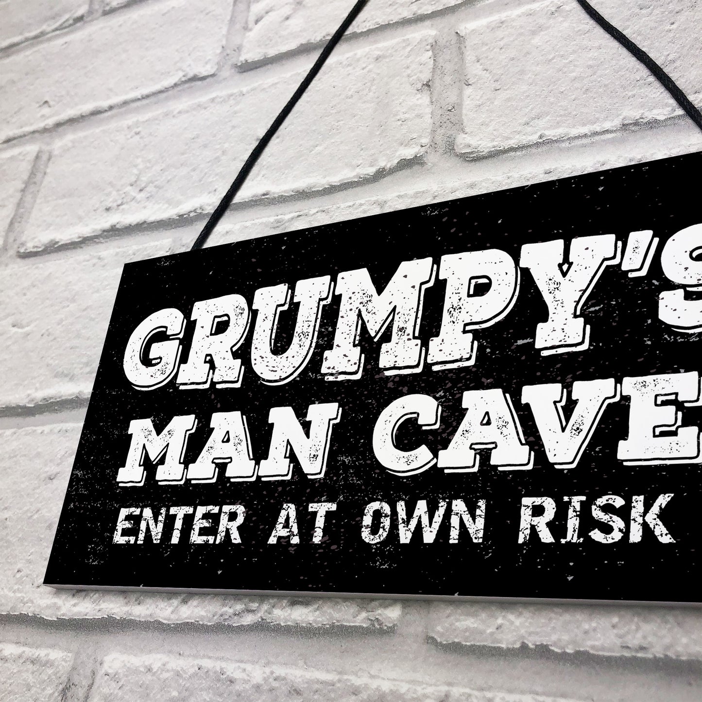 Man Cave Plaque Garage Signs For Men Shed Dad Grandad Son