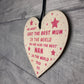 Best Mum Nan Gift For Birthday Wooden Heart Gift For Her