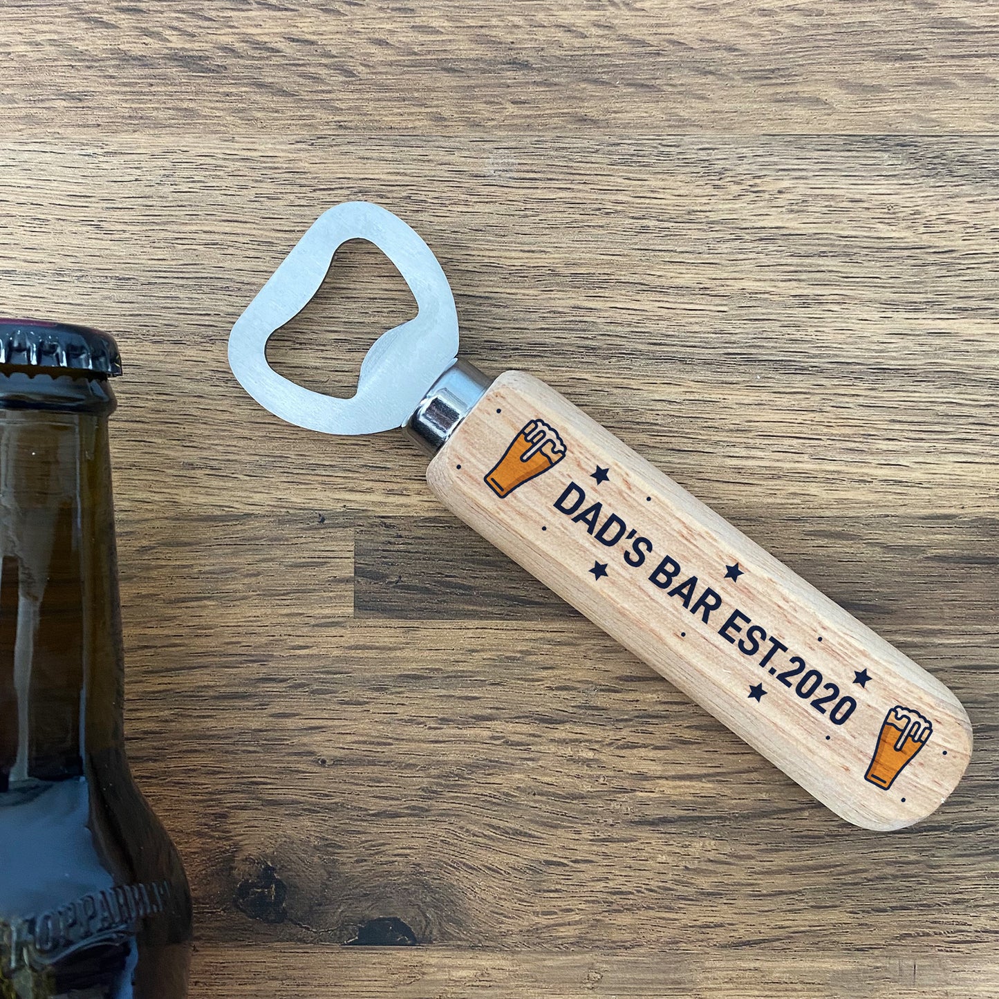 Personalised Gift For Dad Birthday Fathers Day Bottle Opener