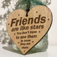 Friendship Heart Engraved Plaque Best Friend Sister Birthday
