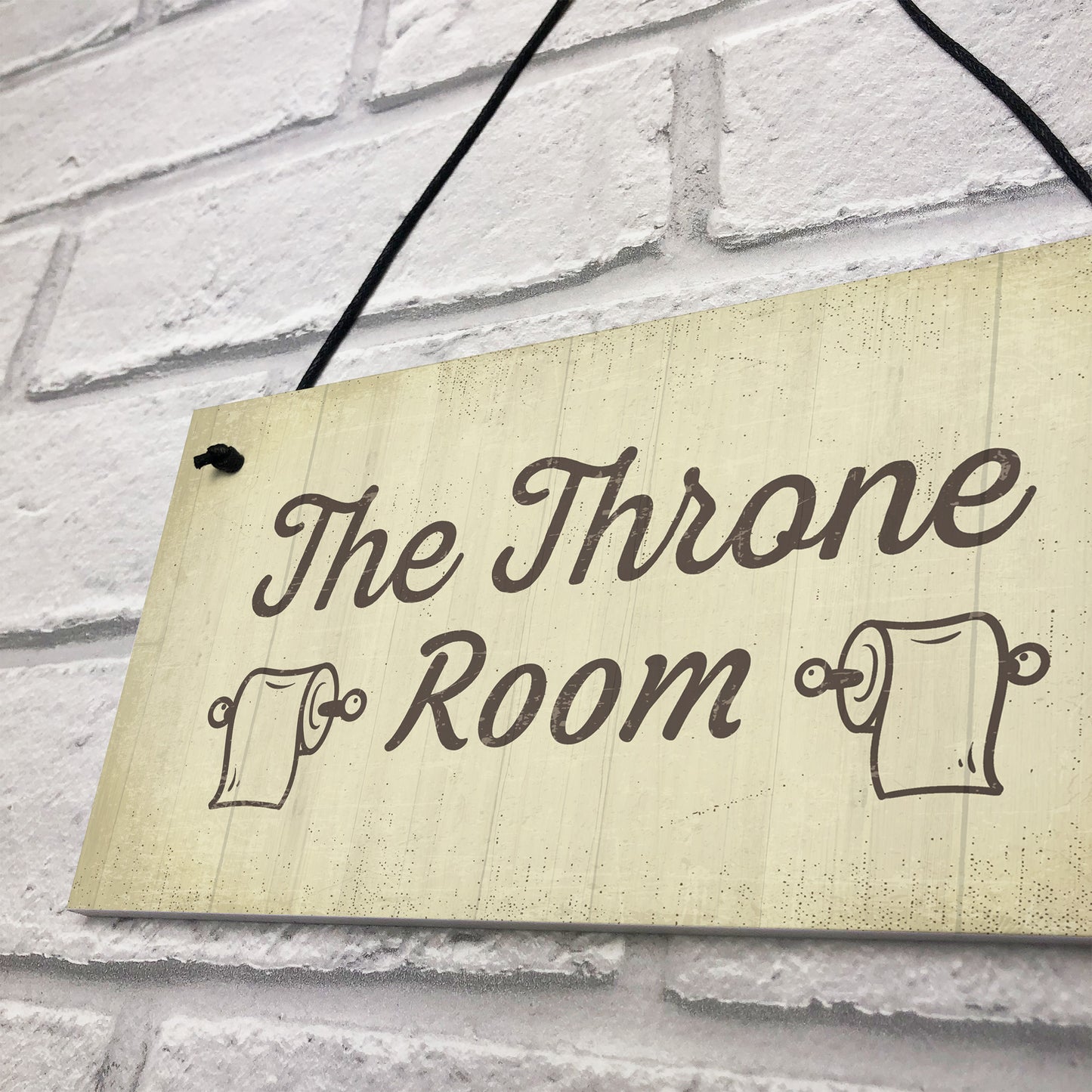 The Throne Room Toilet Bathroom Plaque Shabby Chic Ladies Gents