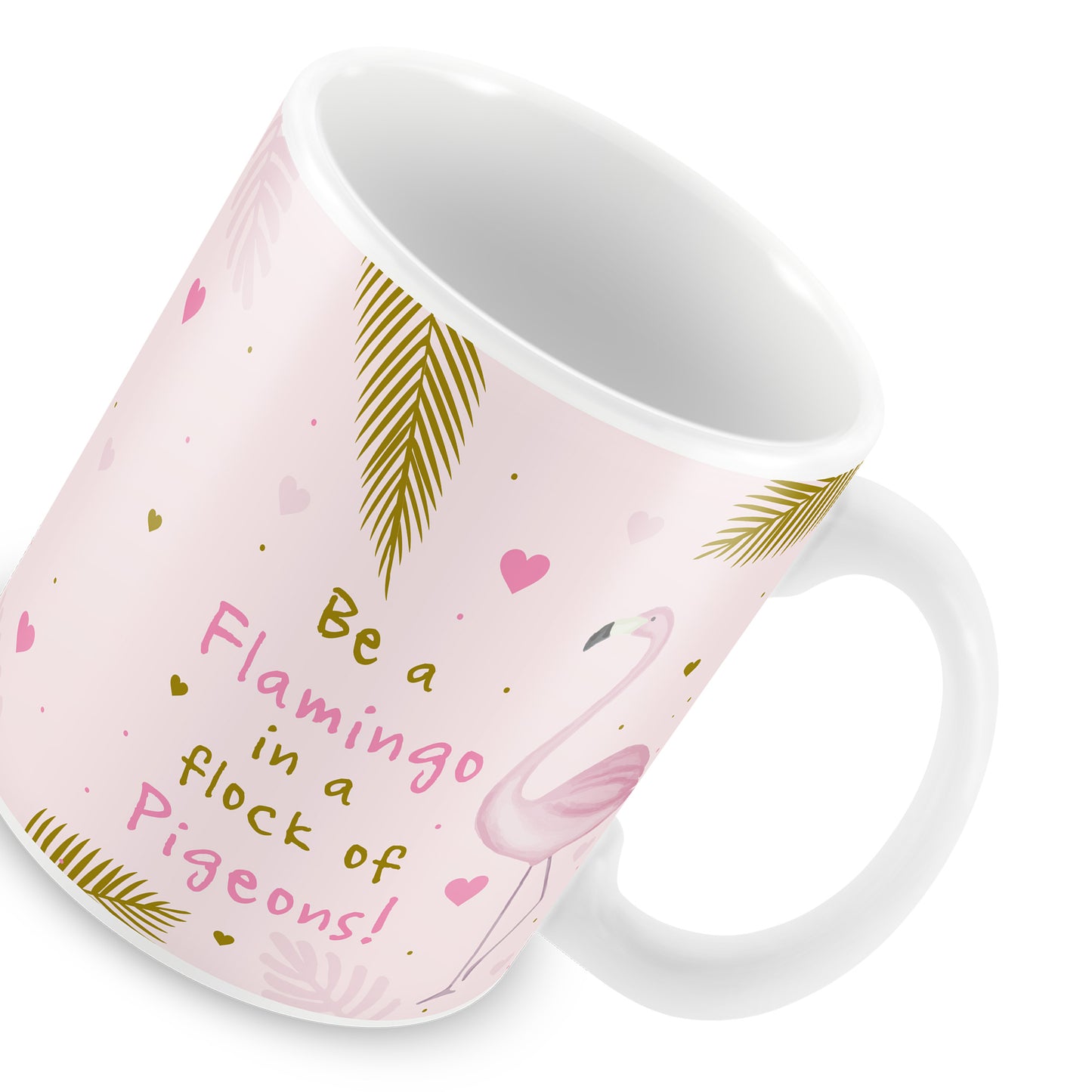 Novelty Flamingo Mug Funny Motivational Birthday Christmas Gift