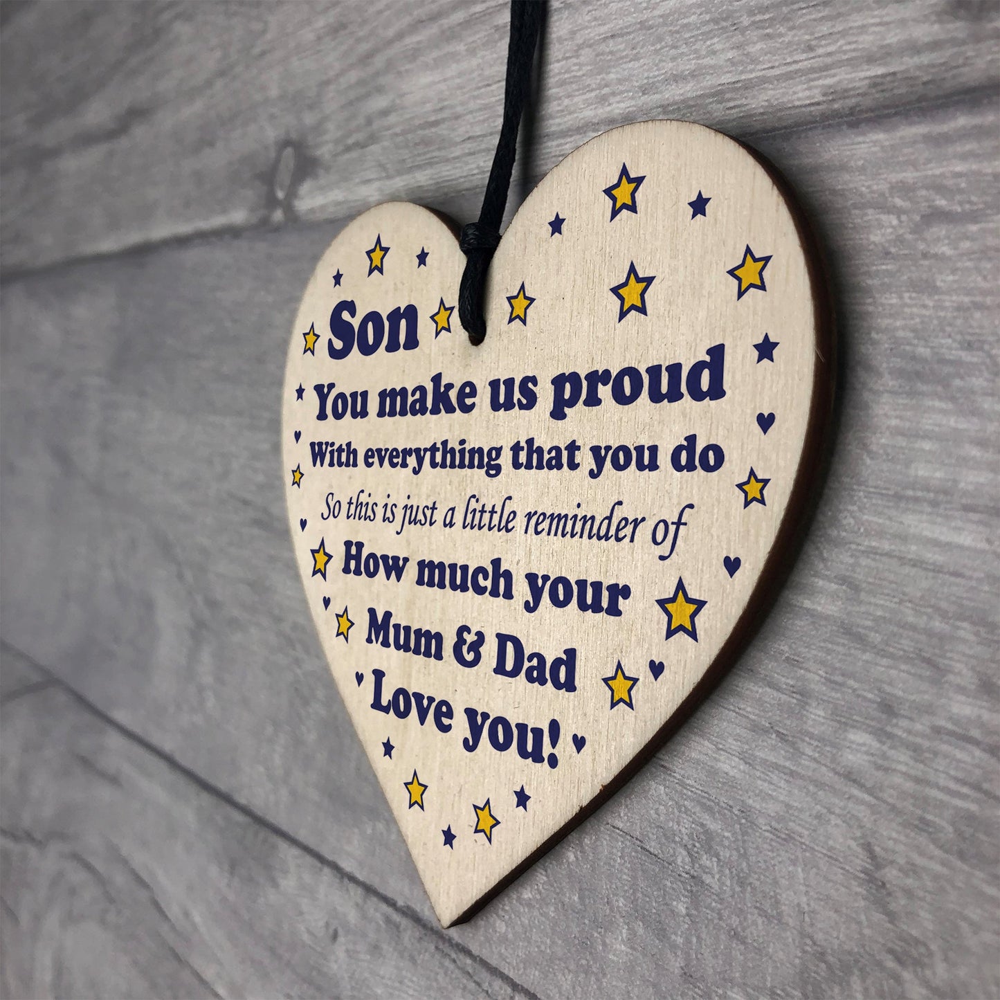 Special Son Gifts From Dad Mum Heart Gift For Him 16th 18th 21st