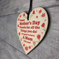 Thank You Gift Wood Heart Mothers Day Gift For Mum From Daughter