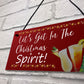 Funny Home Bar Sign Christmas Decoration Alcohol Gift For Family