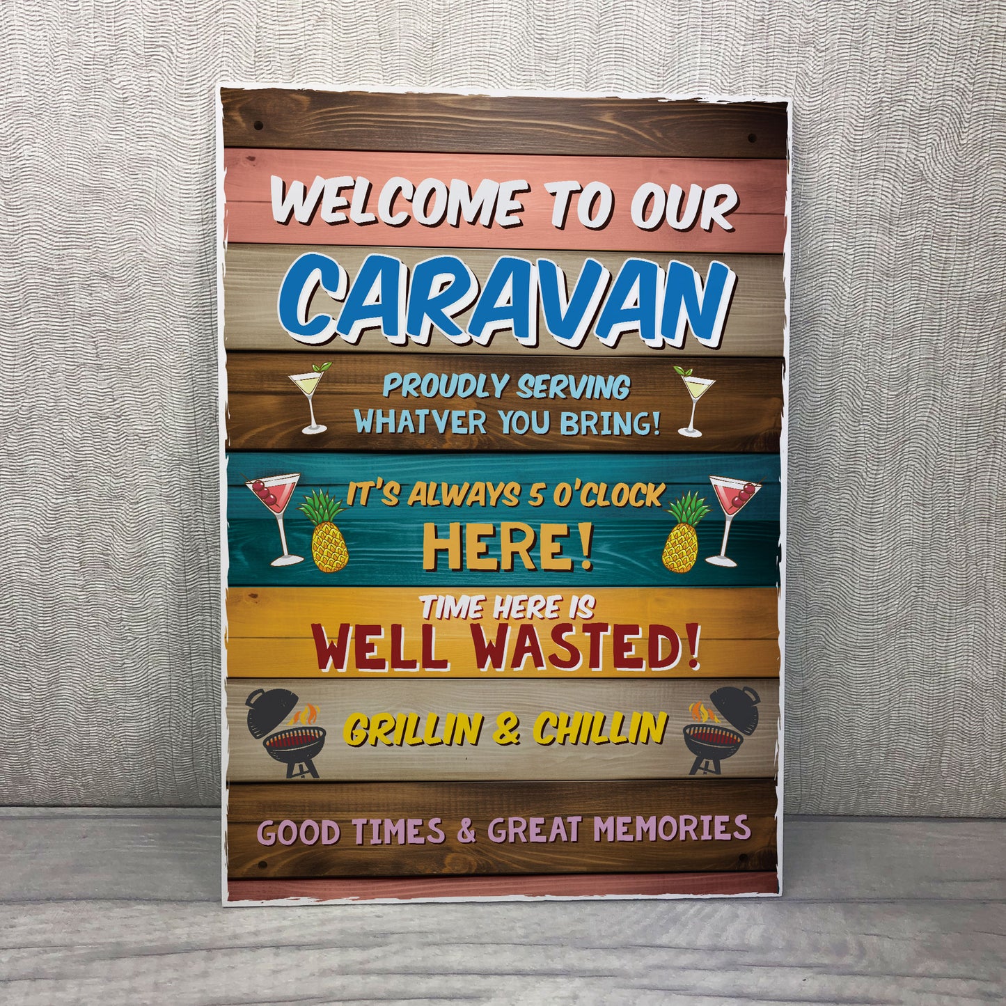 Funny Welcome To Our Caravan Sign Novelty Caravan Sign Welcome