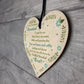 Handmade Gift For Grandad Wooden Heart Grandad Birthday Gift