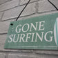 one Surfing Hanging Plaque Nautical Decor Beach Seaside Chic