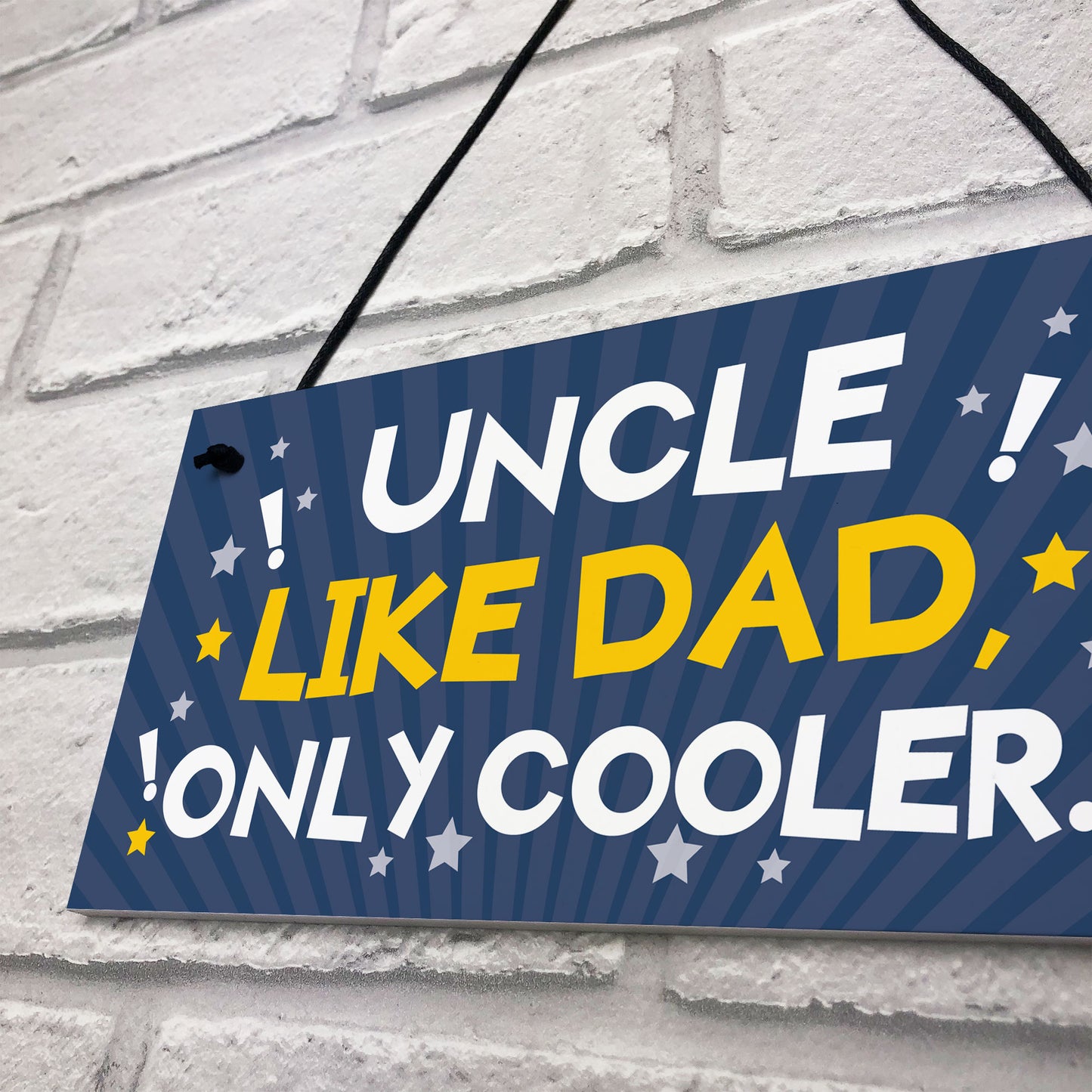 Funny Uncle Gift For Birthday Xmas Plaque Gift For Brother