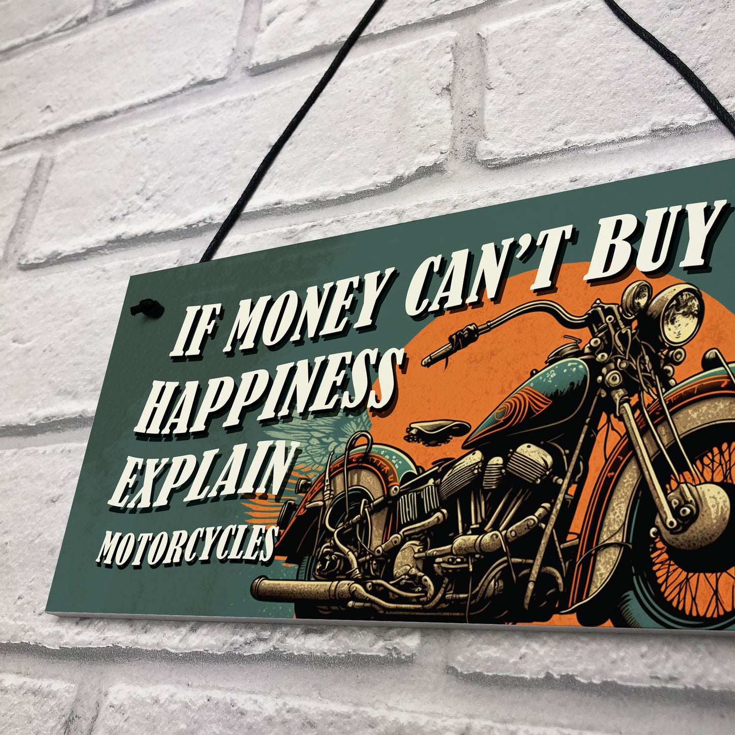 Novelty Motorcycle Gifts for Men Women Bikers Funny Motorbike