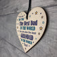 Best Dad And Grandad Heart Novelty Birthday Christmas Gifts