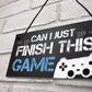 Gaming Sign For Boys Bedroom Man Cave Son Birthday Xmas Gift