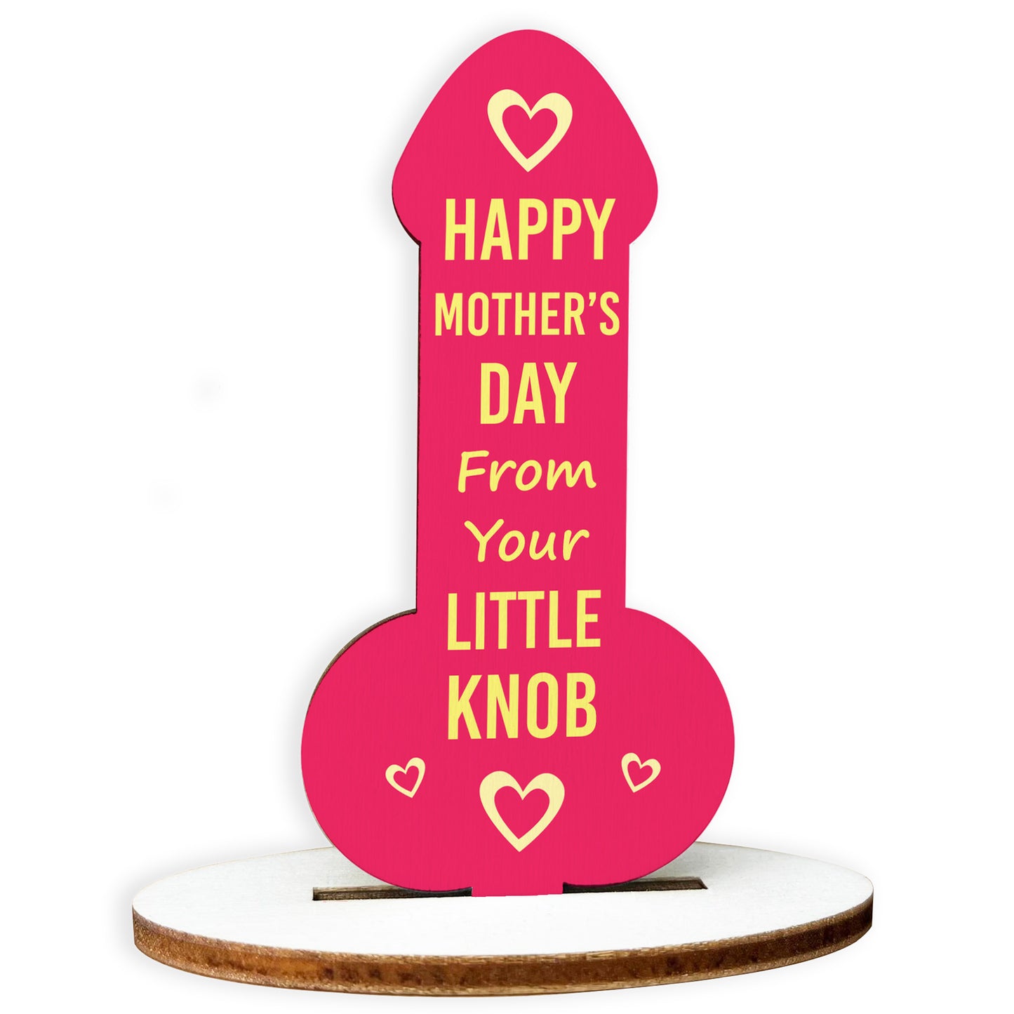 Funny Mothers Day Gift From Son Wood Plaque Joke Humour