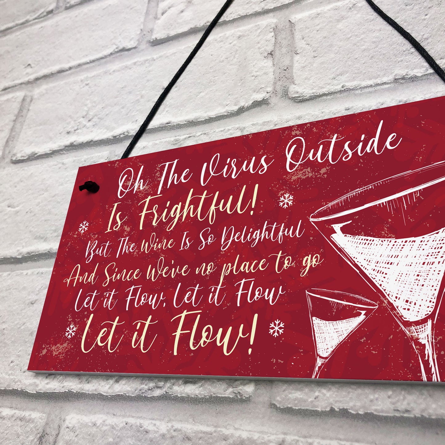 Funny Bar Sign Lockdown Gift Kitchen Home Bar Sign Wine Gift