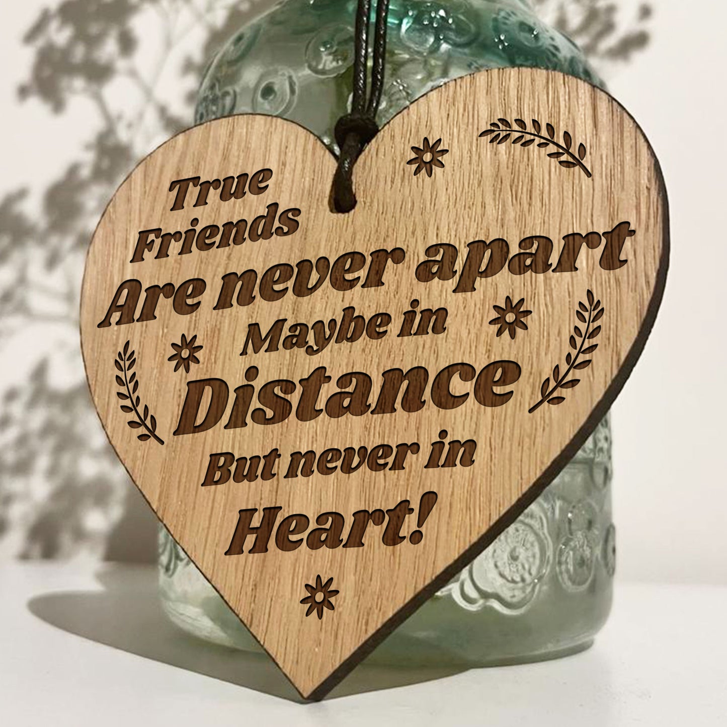 Best Friend Gift Engraved Heart Thank You Friendship Gifts