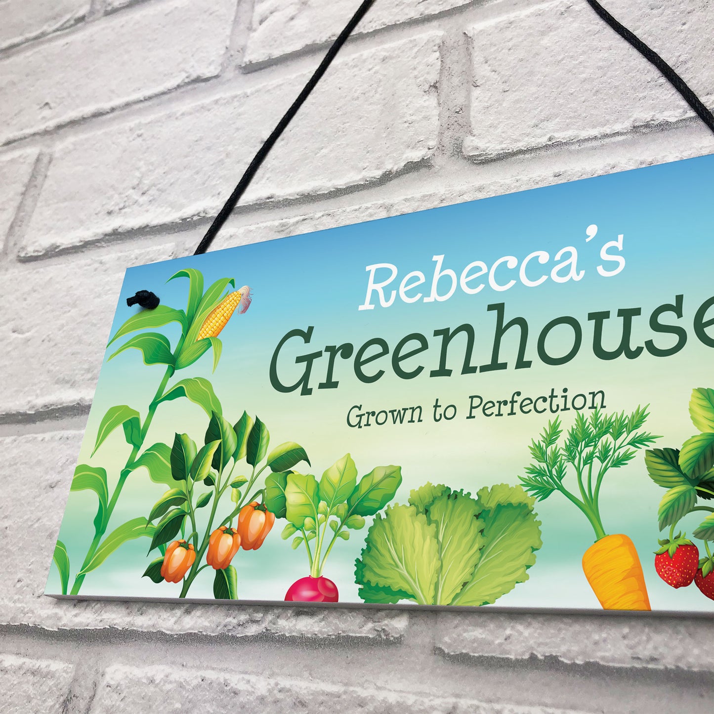 Personalised Greenhouse Sign For Garden Shed Outdoor Plaque