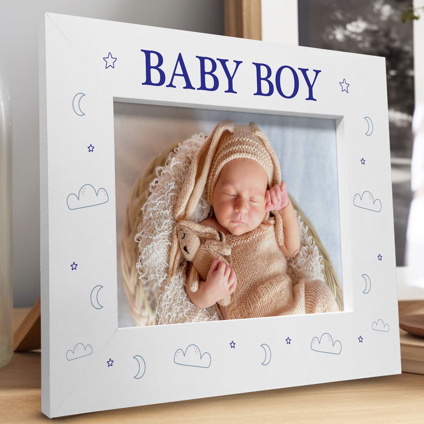 Baby Keepsake New Baby Photo Frame BABY BOY Baby Shower Gifts