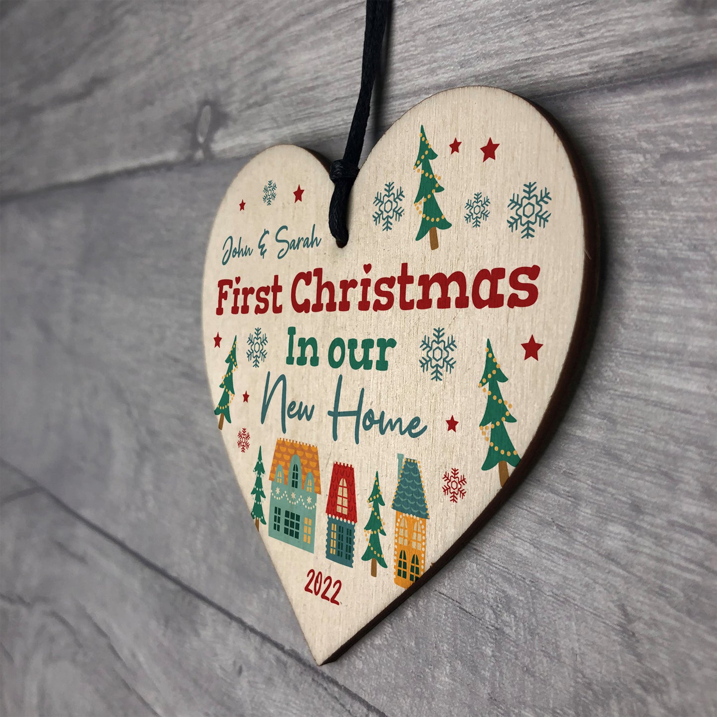 PERSONALISED First Christmas In Our New Home Bauble Gifts