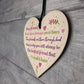 Best Friend Friendship Sign Wood Heart Plaque Birthday Gift