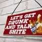 Funny Alcohol Sign Man Cave Home Bar Pub Hanging Plaque Vodka