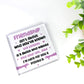 Best Friend Sign Friendship Gift Acrylic Block Novelty Gift