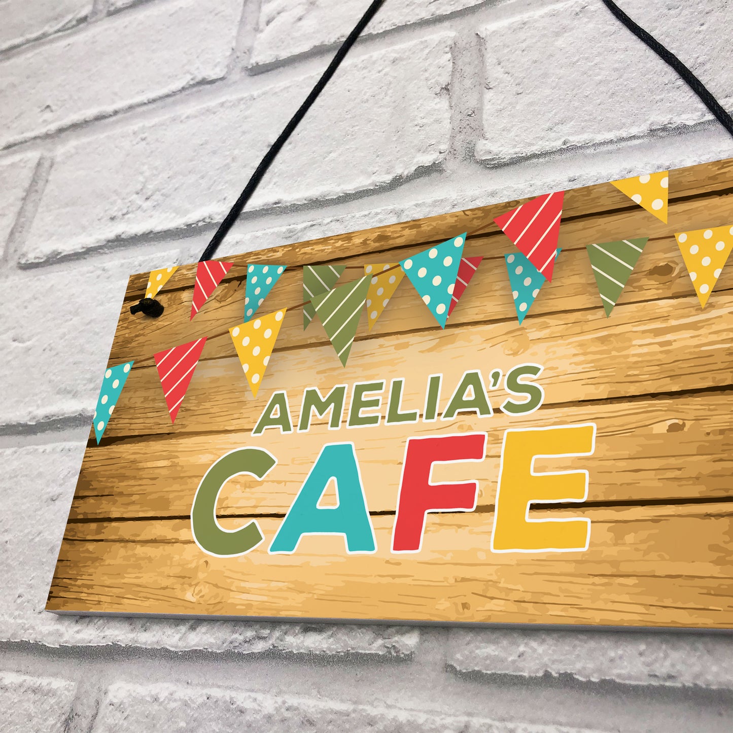 Gift For Daughter Son Playroom Sign Personalised Cafe Sign