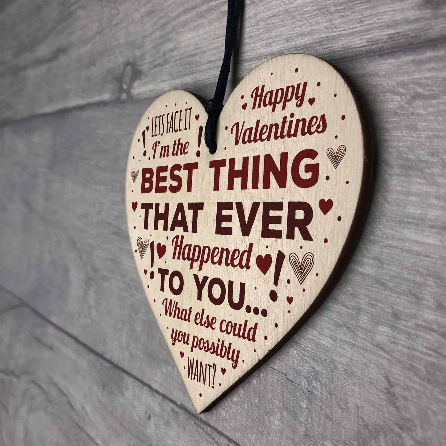 Funny Happy Valentines Novelty Gift For Boyfriend Girlfriend