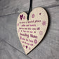 Amazing Mum Gifts For Birthday Wooden Heart Sign Thank You