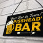 Home BAR Sign Funny Gin Beer Vodka Plaque Garden Shed Pub Sign