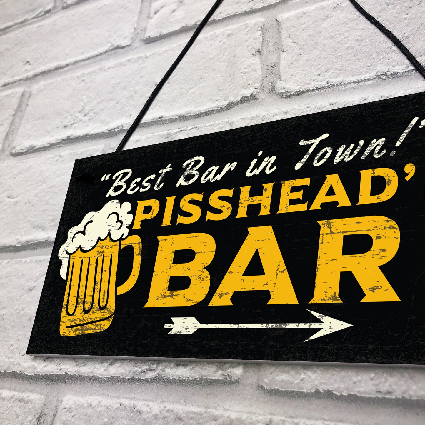 Home BAR Sign Funny Gin Beer Vodka Plaque Garden Shed Pub Sign
