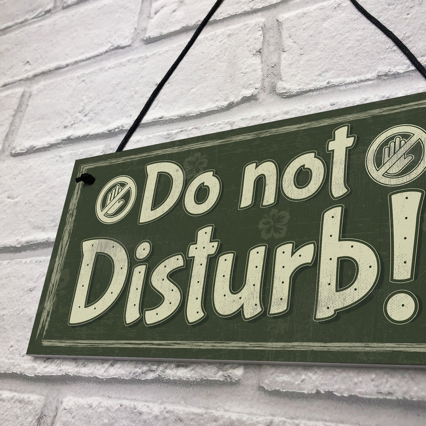 Please Do Not Disturb Therapist Hotel Man Cave Privacy Plaque