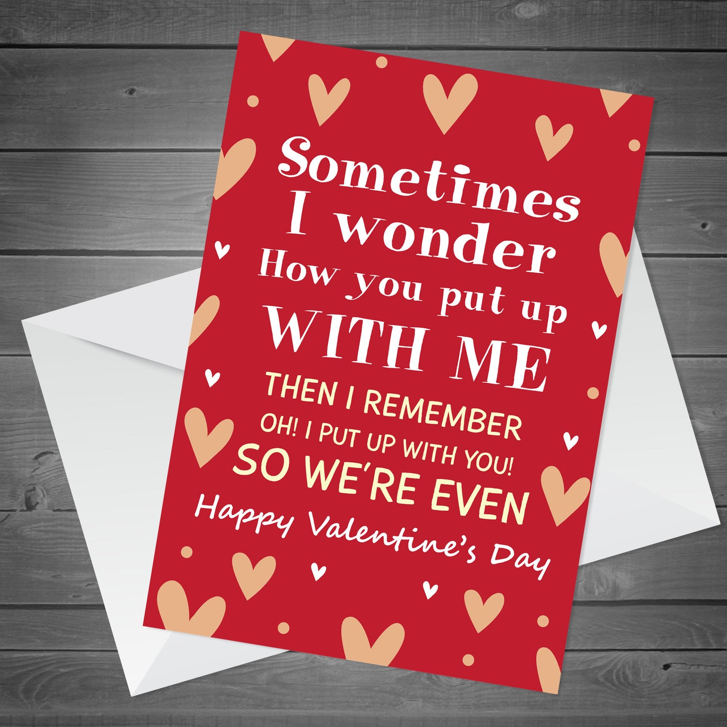 Funny Anniversary Valentines Day Birthday Card for Him Husband