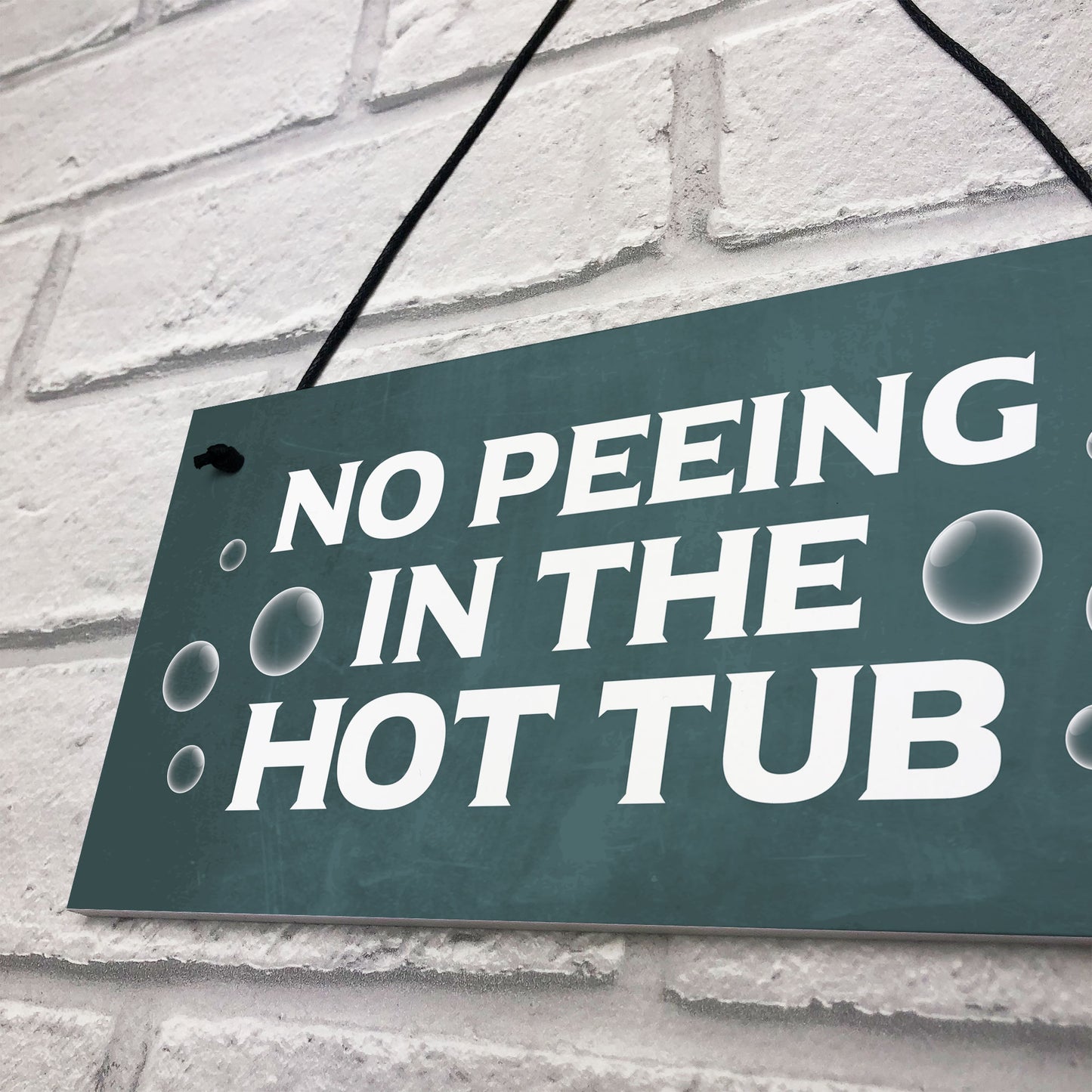 Funny Hot Tub Sign No Peeing Sign Hot Tub Accessories