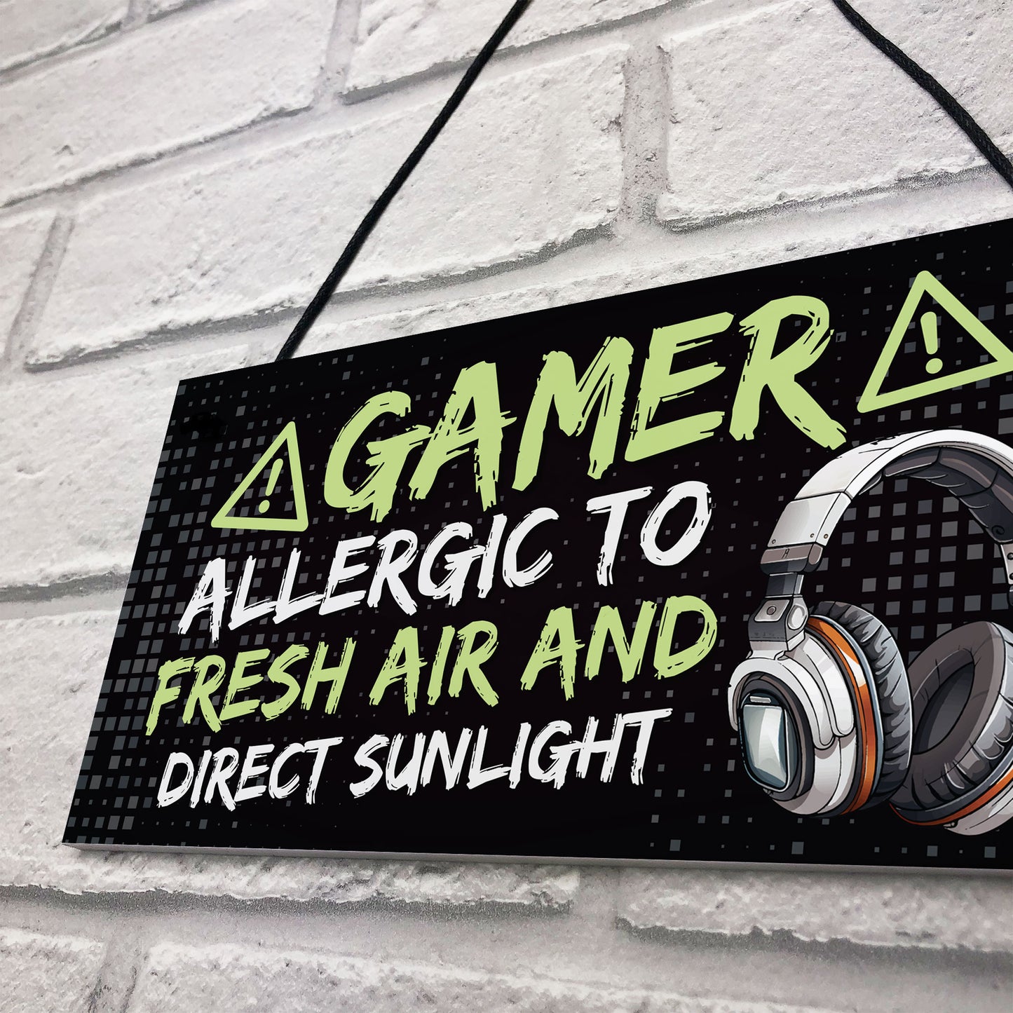 Gamer Sign Games Room Accessories Boys Bedroom Decor Gaming Sign