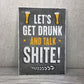 FUNNY Bar Sign Garden Signs Hanging Home Bar Sign Alcohol Gift