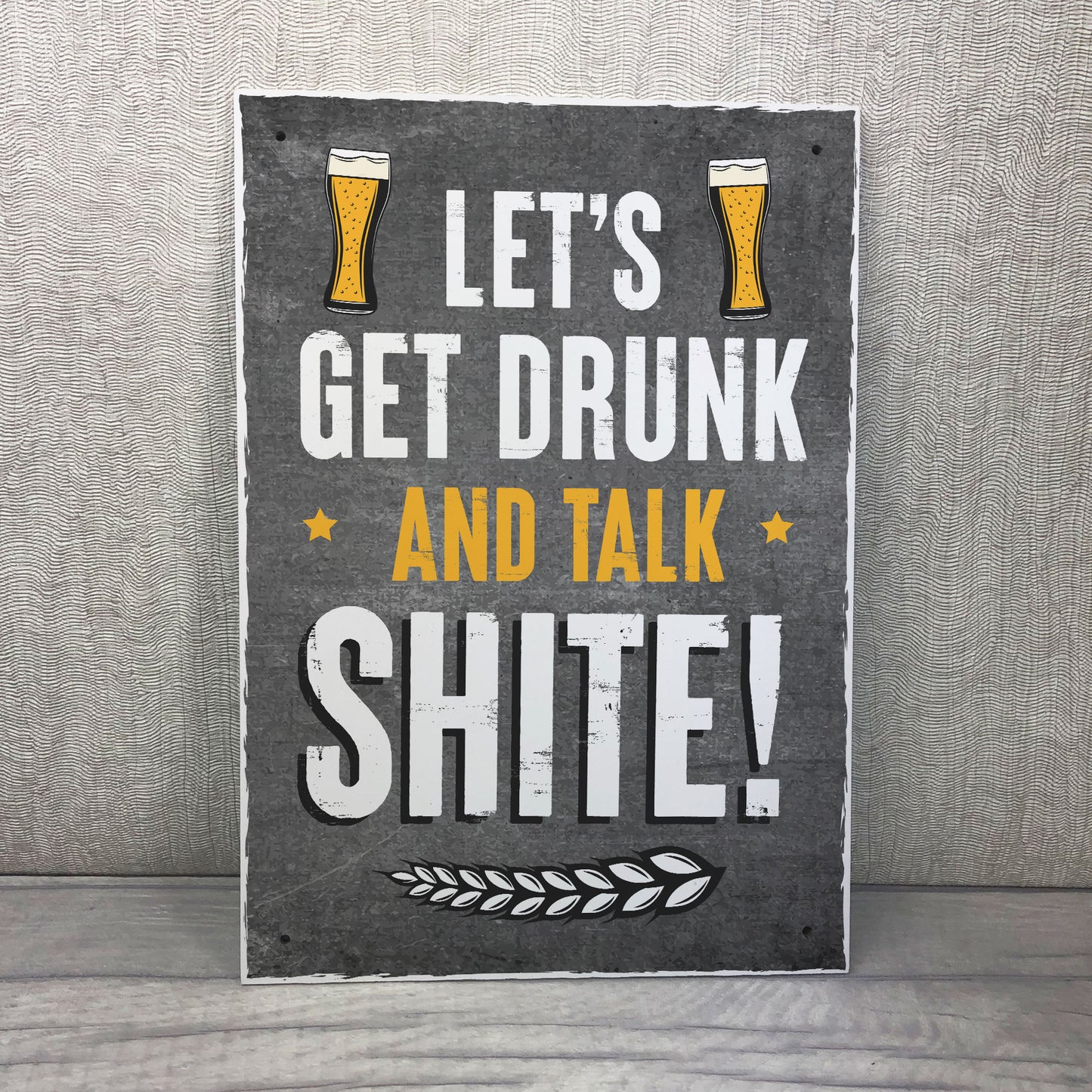 FUNNY Bar Sign Garden Signs Hanging Home Bar Sign Alcohol Gift