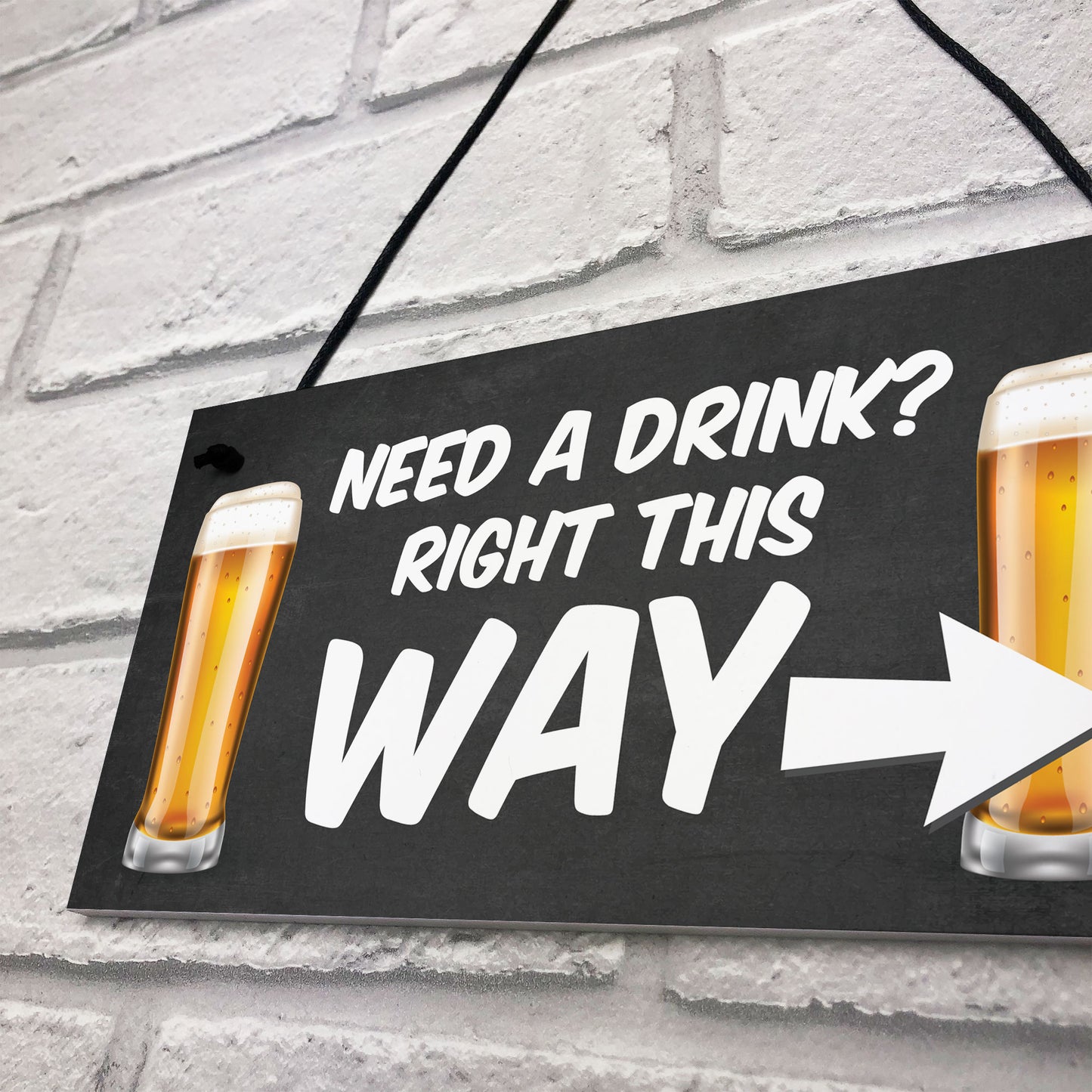 Novelty Bar Decor Signs Hanging Home Bar Man Cave Pub Garden