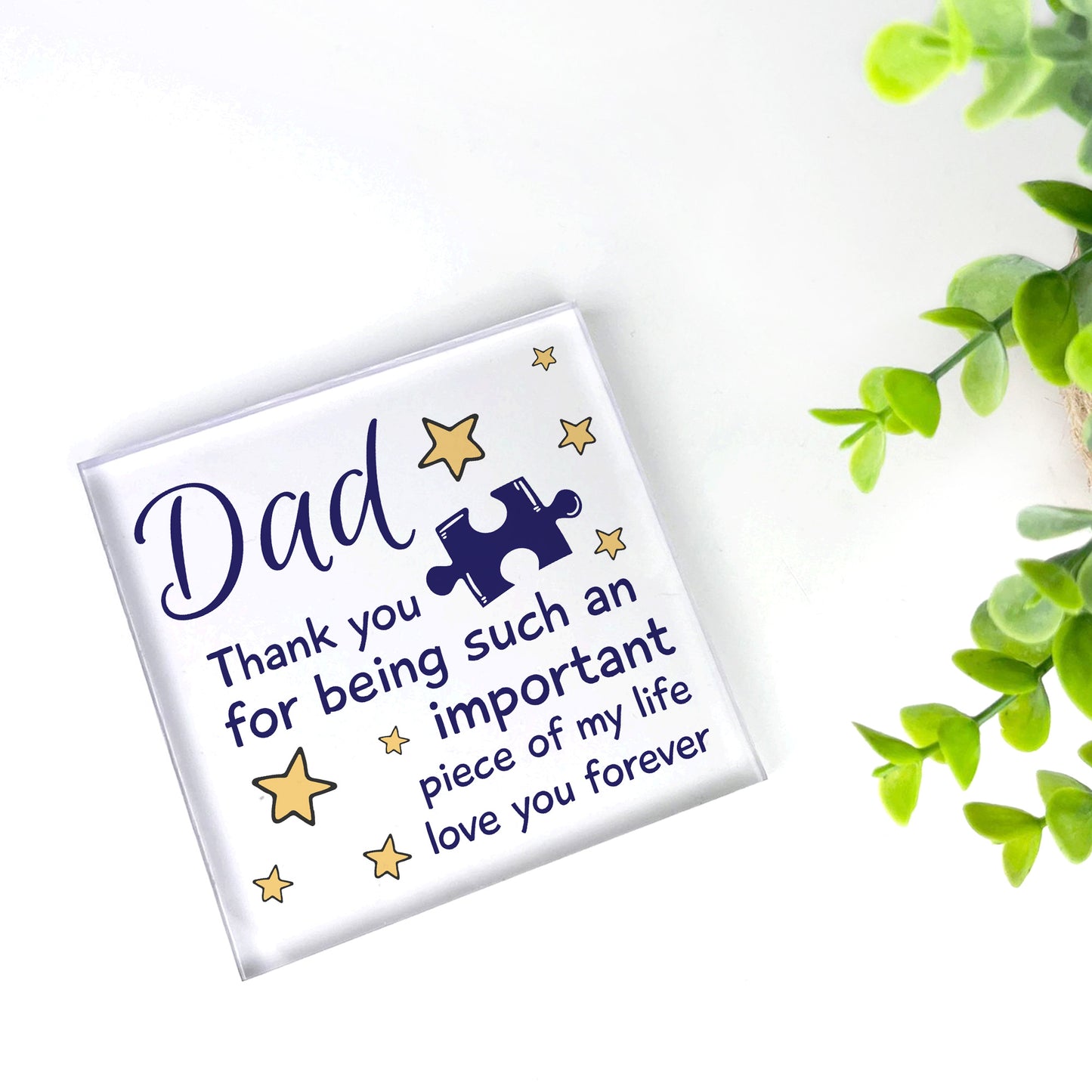 Gifts for Dad Acrylic Block Dad Gifts Dad Birthday Gifts Idea