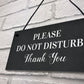 Do Not Disturb Thank You Door Sign Hotel Guest House Sign