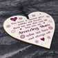 Amazing Mum Gifts For Birthday Wooden Heart Sign Thank You
