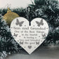 Gift For Nan And Grandad Birthday Christmas Engraved Heart