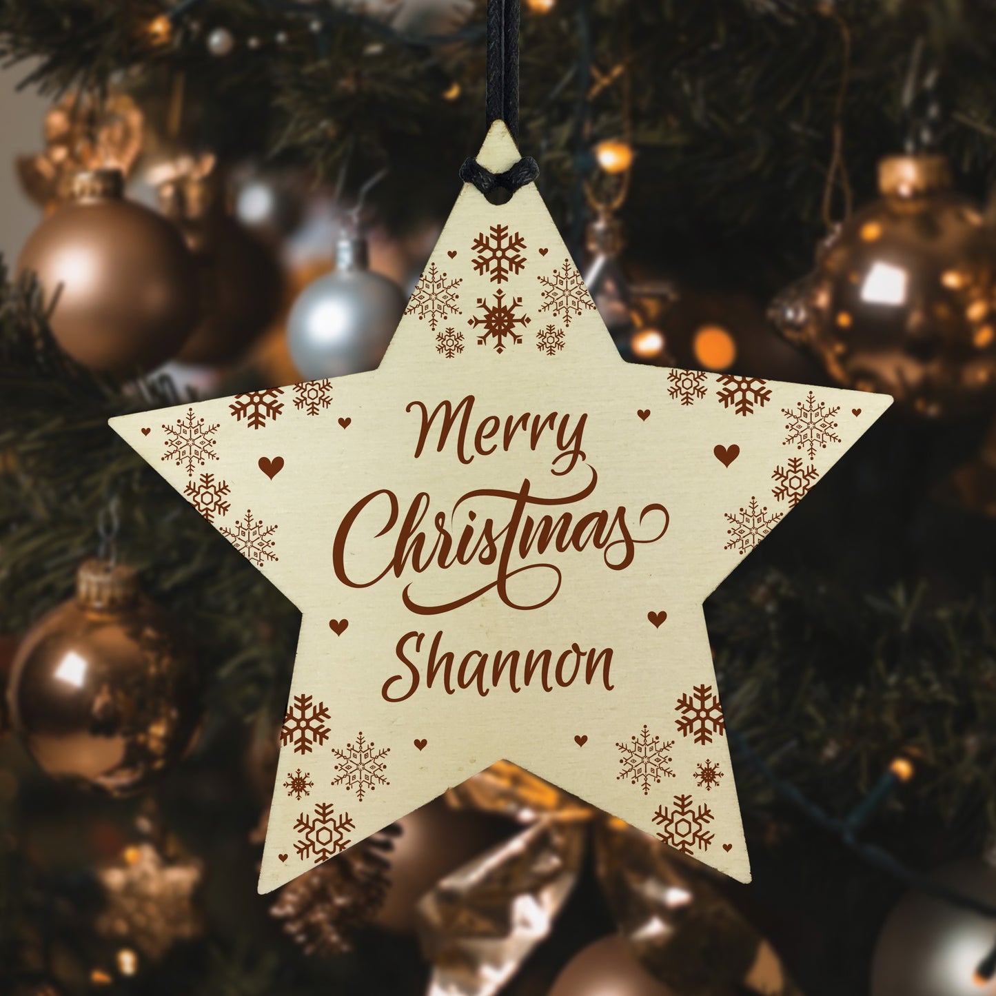 Personalised Merry Christmas Gift To A Friend Family Member