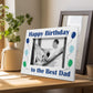 Birthday Gift Best Dad Gift for Dad Daddy Wooden Photo Frame