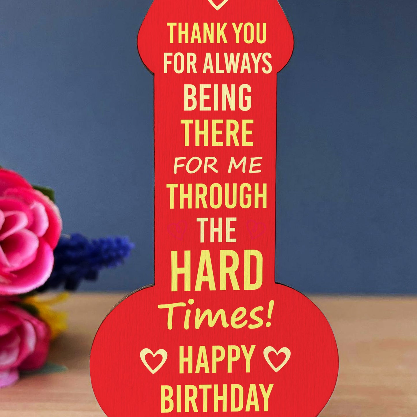 Funny Birthday Gift For Men Women Wood Plaque Husband Boyfriend
