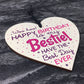 Birthday Friendship Best Friend Gift Wood Heart Plaque Thank You