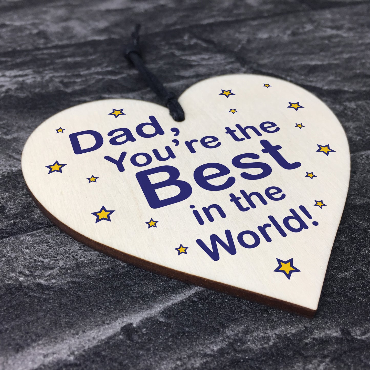 Best Dad Gifts Wood Heart Fathers Day Birthday Gift For Dad