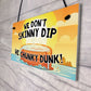 Funny Novelty Hot Tub Sign Hanging Sign Outdoor Garden Hot Tub