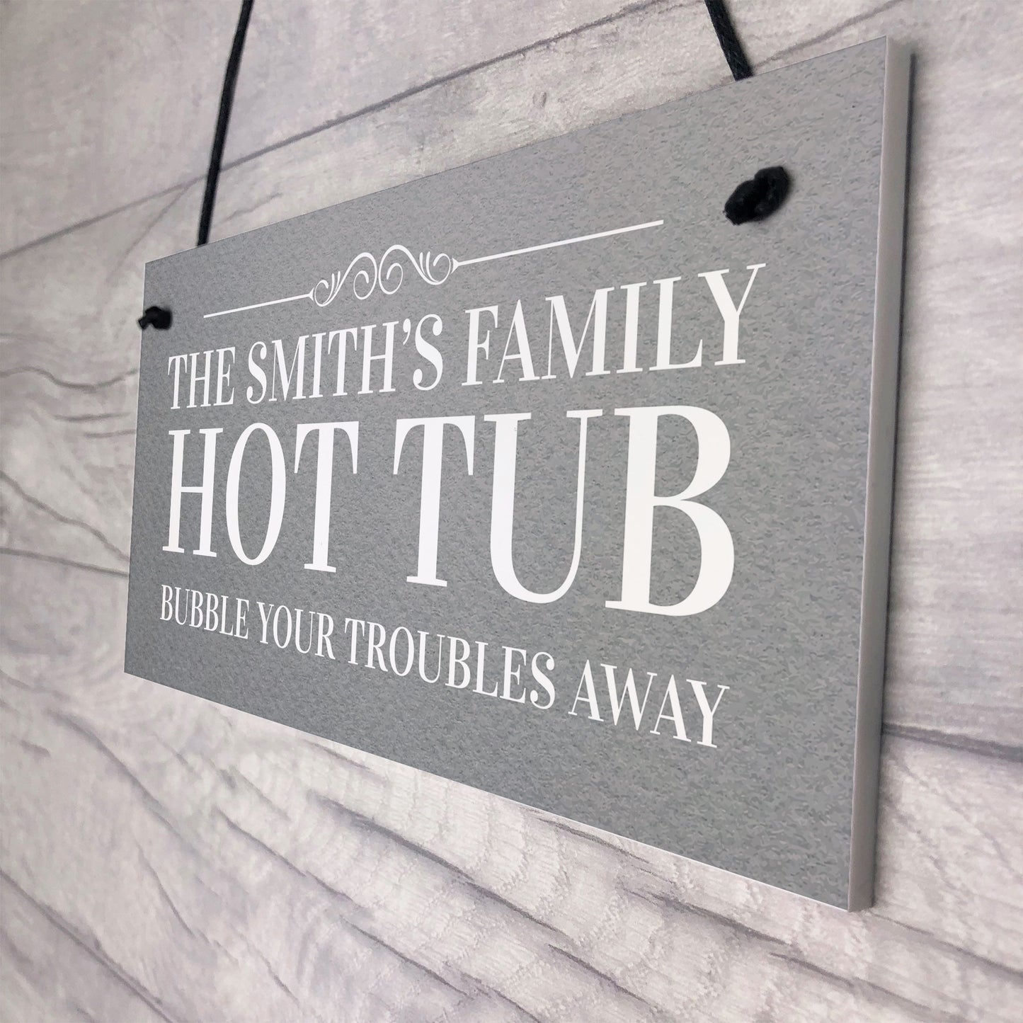 Novelty Funny Hot Tub Sign Personalised Garden Summerhouse Sign