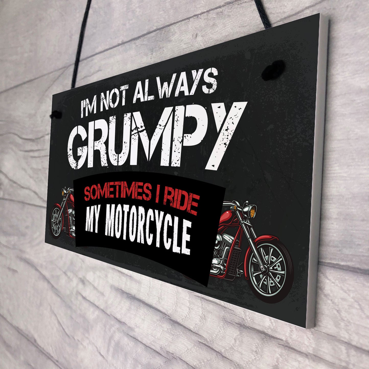 Funny Motorbike Plaque For Bikers Gift For Biker Enthusiast